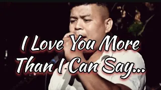 I Love You More Than I Can Say || Leo Sayer || Live Cover Song