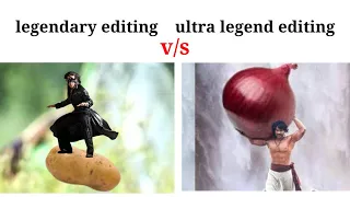 Normal editing  vs legend editing