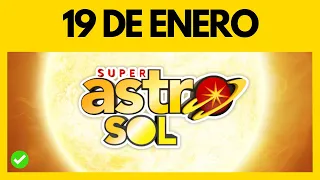 Resultado del ASTRO SOL del viernes 19 de enero de 2024 💫✅💰