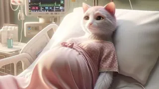 cute cat pregnant and car exident| @Cutypetsx. #catmemes #aiimages #funny #catlover #foryou #fyp