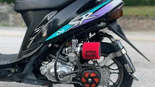 Af28 HONDA DIO SR 120cc Stroker JISO RRGS start up and first ride