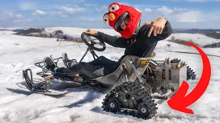 Sleeper Go Kart gets Tracks and Skis!