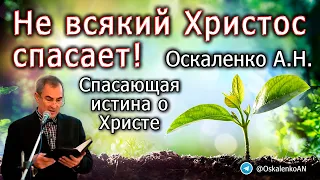 Оскаленко А.Н. Не всякий Христос спасает! Спасающая истина о Христе.