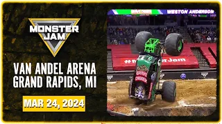 Monster Jam Grand Rapids (Full Event) | March 24, 2024 | Arena Series Central