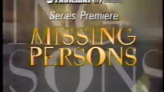 Missing Persons  - ABC  - Series Premiere Commercial  - Trailer -  S1E1 (1993)