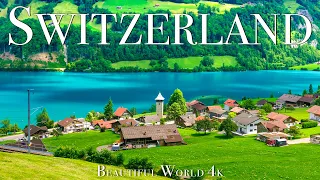 Switzerland 4K Nature Relaxation Film - Healing Relaxing Music - Beautiful Nature