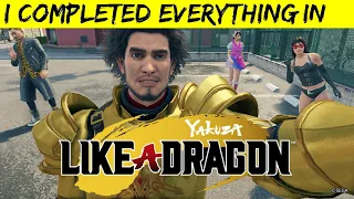 I Did Everything In Yakuza Like A Dragon! (Yakuza 7 complete review)