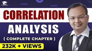 Correlation Analysis Complete Chapter in Single Video | Correlation and Regression | Statistics