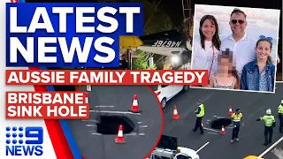 Australian family killed in plane crash in Florida, Brisbane sink hole opens | 9 News Australia