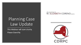 Planning and Zoning Case Law Update Webinar