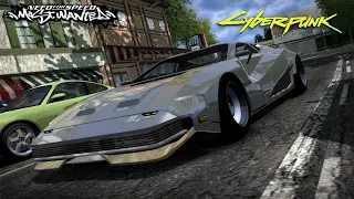 Cyberpunk 2077 Quadra V Tech Turbo | NFS Most Wanted 2005 | Cyberpunk Car In Most Wanted 2005 | 4K |