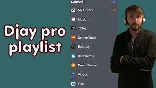Djay pro playlist, How to make a playlist in djay pro