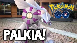 CATCHING PALKIA: EASY OR HARD?! POKÉMON GO PALKIA RAIDS!