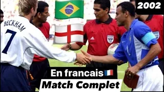 Brésil - Angleterre 2002 Full HD en français TF1 commenté par Thierry Roland &JeanMichel Larqué RARE