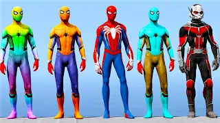 GTA 5 Epic Ragdolls | Spiderman and Cartoon Heroes Jumps/fails Episode 76 (Euphoria Physics)