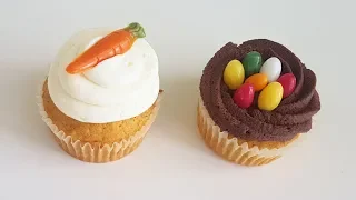 Rübli / Möhren Cupcakes / Oster Cupcakes