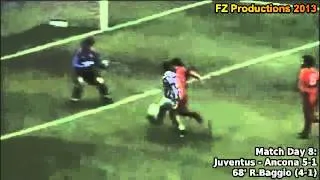Serie A 1992-1993, day 8 Juventus - Ancona 5-1 (R.Baggio 1st goal)