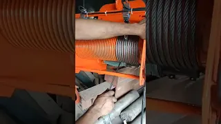 Wire Rope assembly in wire drum