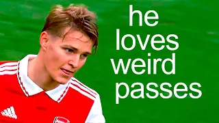 I found all of Ødegaard's the most unexpected passes ever...