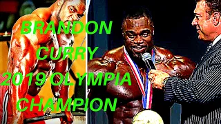 New MR OLYMPIA CHAMPION BRANDON CURRY 2019