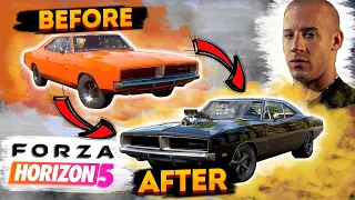 BUILD Dom Torreto FAST AND FURIOUS Dodge Charger R/T IN FORZA HORIZON 5 | Logitech G29 Gameplay