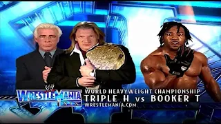 Triple H Vs Booker T WrestleMania 19 Highlight