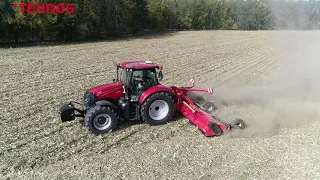 TEHNOS Universal double flail mower with rear rollers