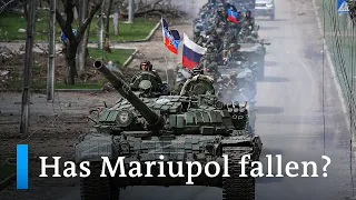 Thousands still stuck inside steel plant in Mariupol as Putin claims victory over the city | DW News