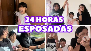 24 HORAS ESPOSADAS CON MIS SOBRINAS 😰 | Michell Merlin