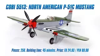 [COBI 5513] North American P-51C Mustang review & speed build