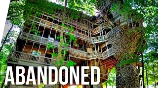 Exploring WORLDS LARGEST TREEHOUSE! (Abandoned!)