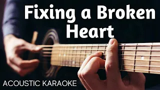 Indecent Obsession -  Fixing a Broken Heart  *  Acoustic Guitar Karaoke