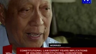 Constitutional law expert fears implications of holding constitutional convention