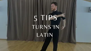 5 TIPS about Turns in Ballroom Latin Dance by Gennadiy Tsynkevich