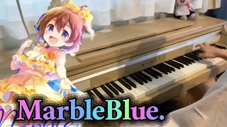 【ピアノ】「MarbleBlue/MisoilePunch♪」弾いてみた【オンゲキ】(中3)