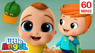 Getting Ready For School + More - Little Angel | Kids Cartoons & Nursery Rhymes | Moonbug Kids