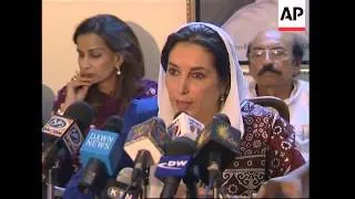 Bhutto on security situation; preps in her hometown ahead of her return