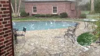 Hail in Nashville, TN - BIG HAIL