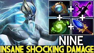 NINE [Zeus] Insane Shocking Damage Full Magical Build Dota 2