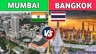 Mumbai vs Bangkok Comparison 2021 | Mumbai vs Bangkok in Hindi | India vs Thailand