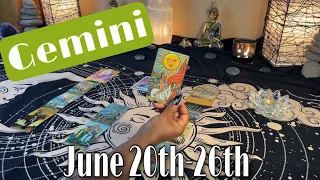 GEMINI - "THIS IS KARMIC JUSTICE" JUNE 20TH - 26TH 2022 TAROT