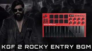 KGF Chapter 2 - Rocky Entry BGM | Akai MPK Mini Cover | FL Studio Mobile | Nadh Brothers