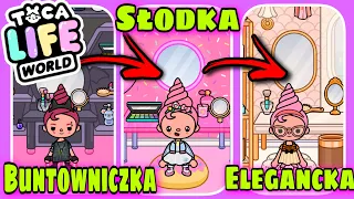 BUNTOWNICZKA VS SŁODKA VS ELEGANCKA😱🙊TOCA💖