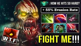 WHY EVERYONE SO PAPER Butterfly Lifestealer 100% Critical Hit + 55% Evasion Vs Max Slotted WK DotA 2