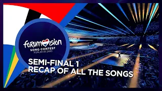 EUROVISION 2020 - Semifinal 1 - Recap Of All The Songs