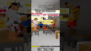 1ST DAY OF SCHOOL🏫👨‍🏫😂 #roblox #robloxmemes #funny #meme #coems #school #backtoschool