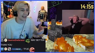 xQc reacts to Tfue 14:15s Speedrun Record