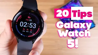 20 Samsung Galaxy Watch 5 / 5 Pro Tips! Hidden Features You Didn't Know About!