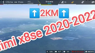 Высота 2км fimi x8se 2022-2020