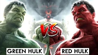 Green Hulk Vs Red Hulk Battle Comparison | Explained In Hindi | BNN Review